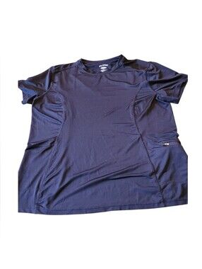 Reel Legends Men's Navy Short Sleeve Performance Tee